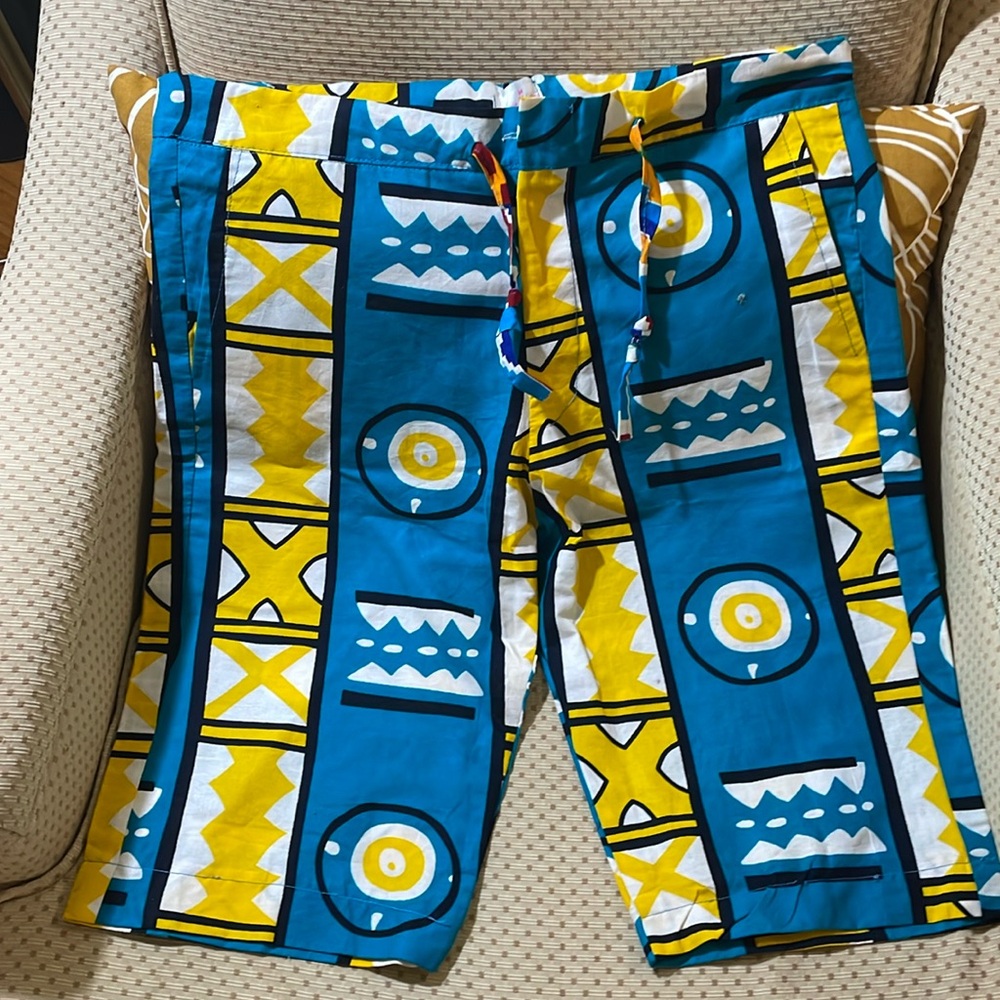 Ghanaian Bold Print Shorts Alais Clothing